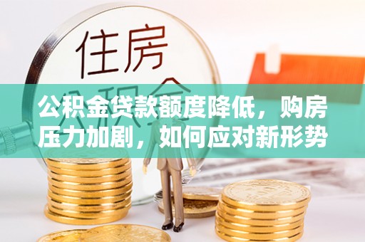 德宏公积金贷款额度降低，购房压力加剧，如何应对新形势？