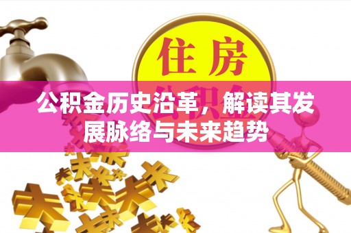 德宏公积金历史沿革，解读其发展脉络与未来趋势