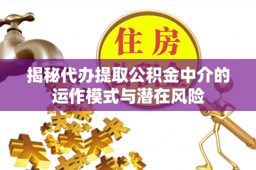 德宏揭秘代办提取公积金中介的运作模式与潜在风险