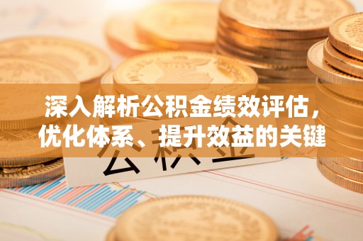 德宏深入解析公积金绩效评估，优化体系、提升效益的关键路径