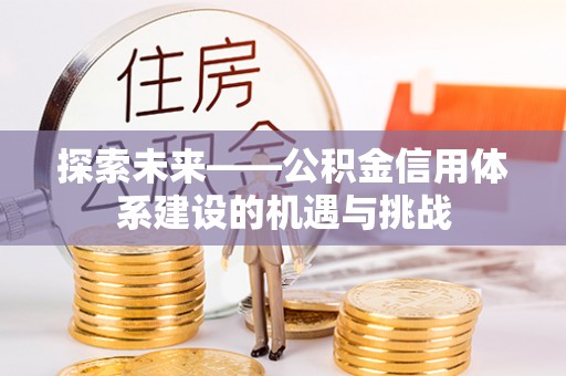 德宏探索未来——公积金信用体系建设的机遇与挑战