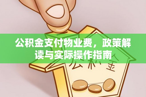 德宏公积金支付物业费，政策解读与实际操作指南