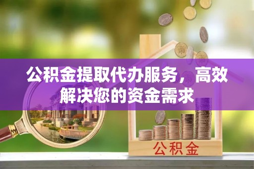 德宏公积金提取代办服务，高效解决您的资金需求